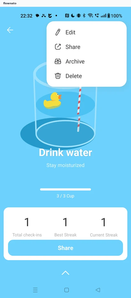 TickTick: Habit options