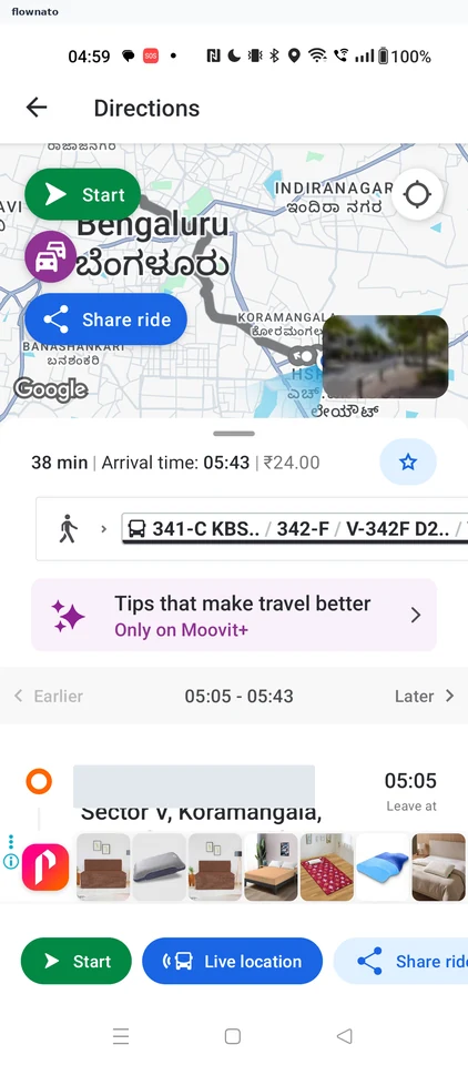 Moovit: Route itinerary