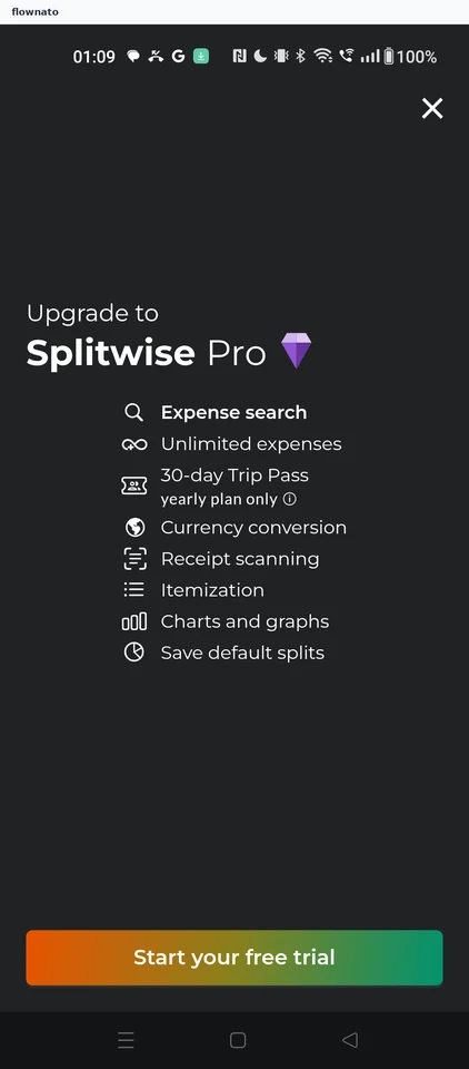 Splitwise: Splitwise Pro upgrade