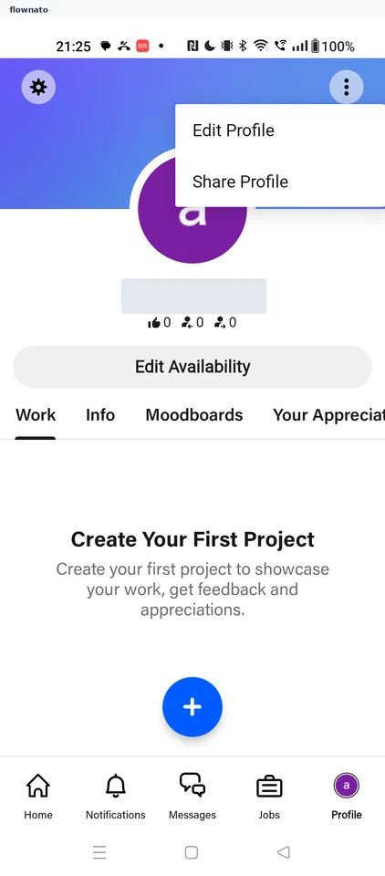 Behance: Profile