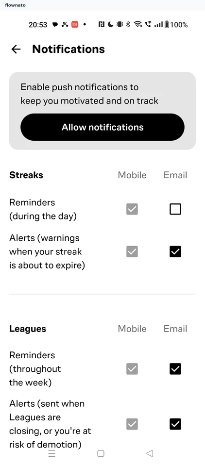 Brilliant: Notifications