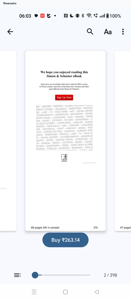 Google Play Books: Reader
