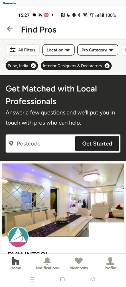Houzz: Find Pros