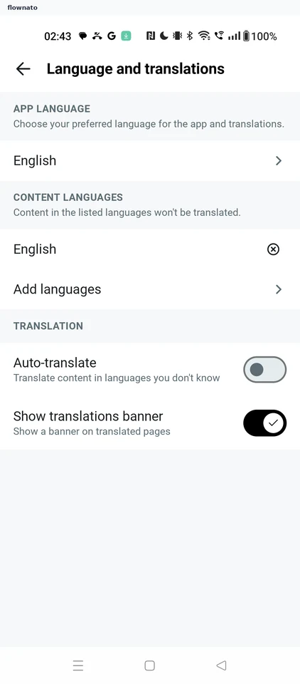 Reddit: Language preferences updated