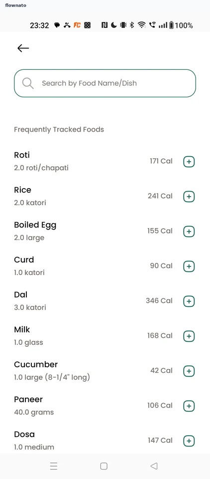 Healthify: Search for a food