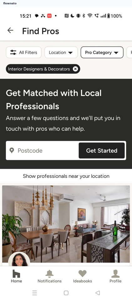 Houzz: Find Pros