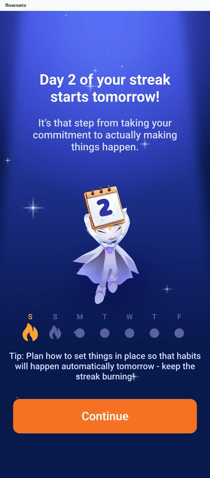 Fabulous: Streak celebration
