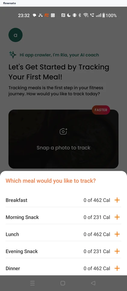 Healthify: Choose which meal