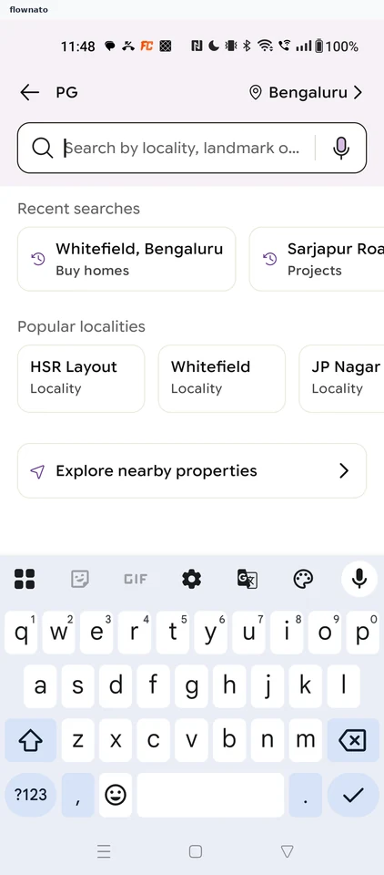 Housing: Choose a locality