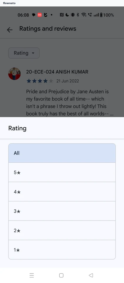 Google Play Books: Ratings and reviews