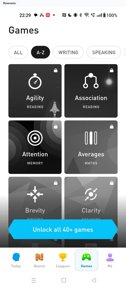 Elevate: Games catalog