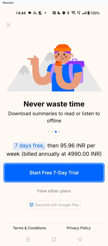 Headway: Premium feature paywall