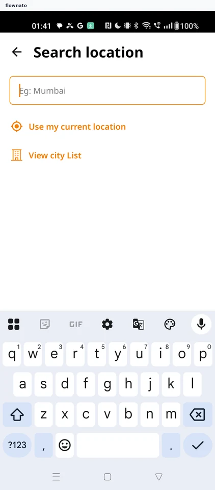 Chalo: Search location