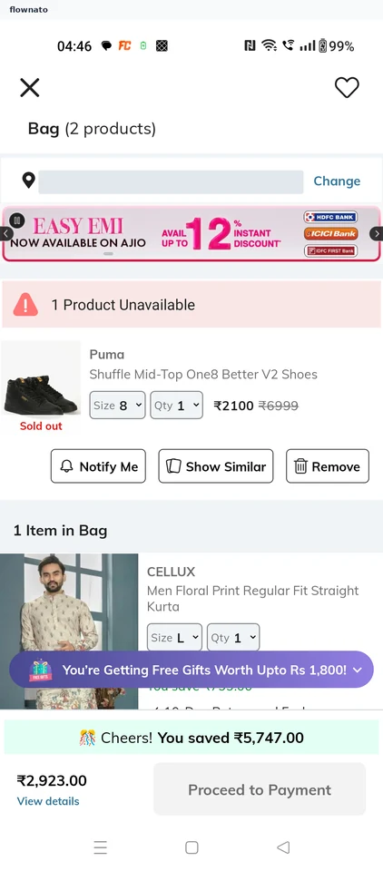 Review what is in the bag