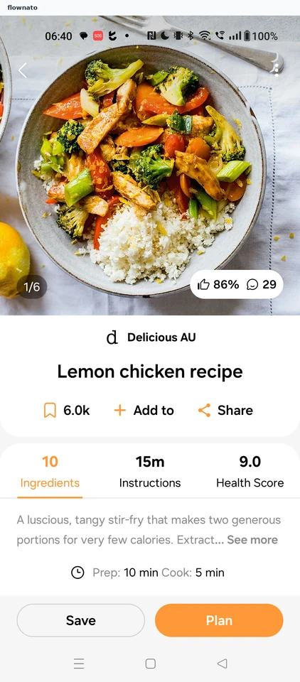 Samsung Food: Recipe detail