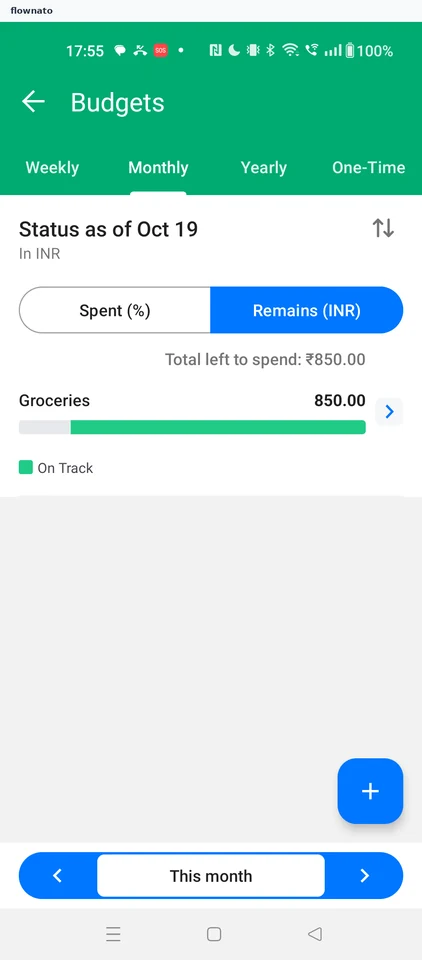 Wallet: Budgets