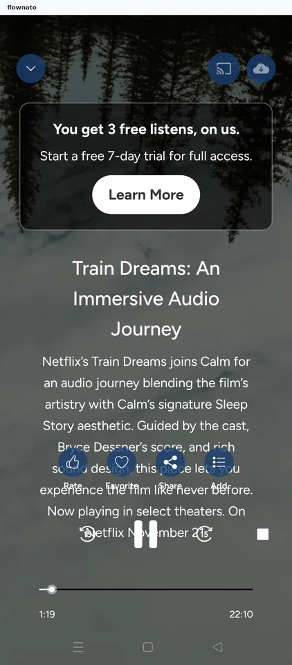 Calm: Player