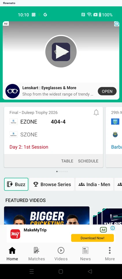Cricbuzz: Open cricket news