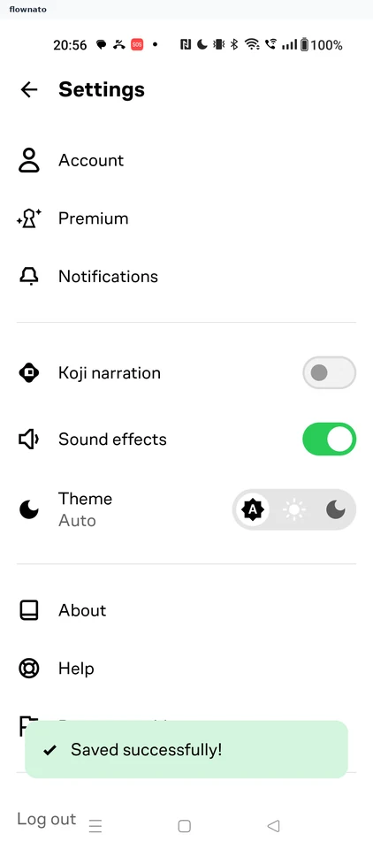 Brilliant: Settings