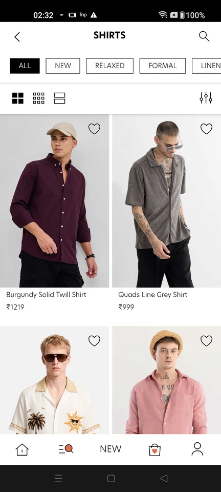 SNITCH: Shirts listing