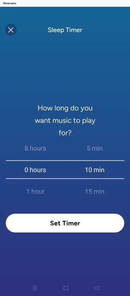 Calm: Sleep timer