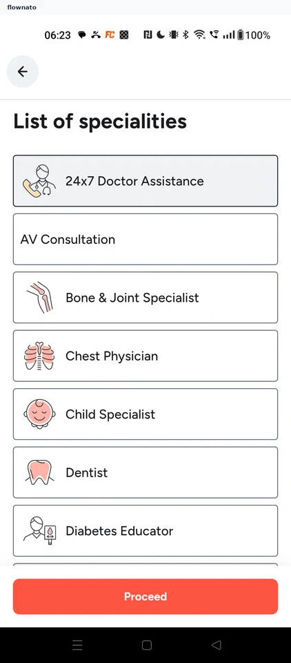 Tata 1mg: Full specialty list