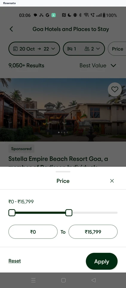 Tripadvisor: Set a price cap