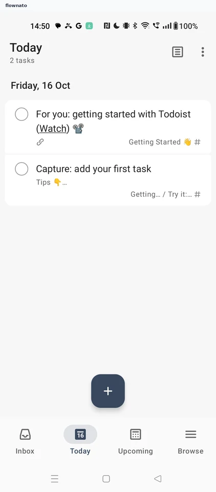 Todoist: Today's tasks