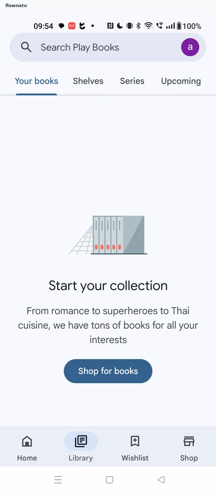 Google Play Books: Library