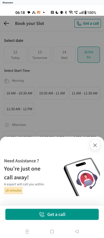 NoBroker: Request the call