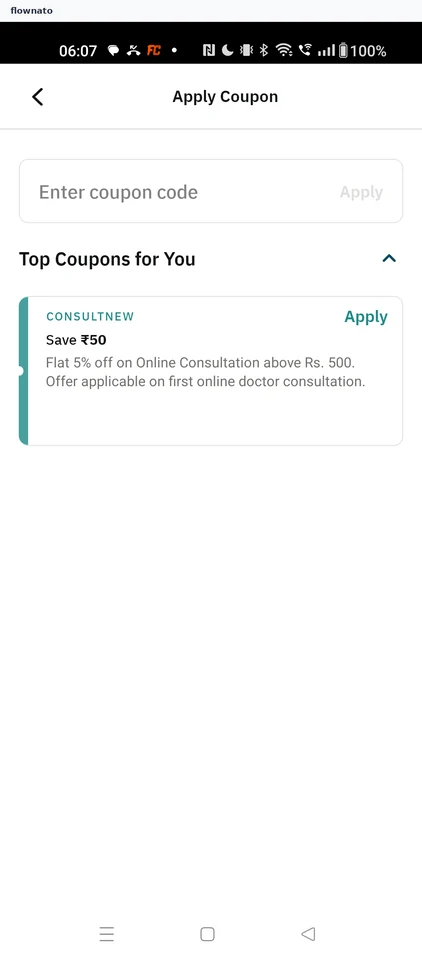 Apollo 247: Choose a coupon
