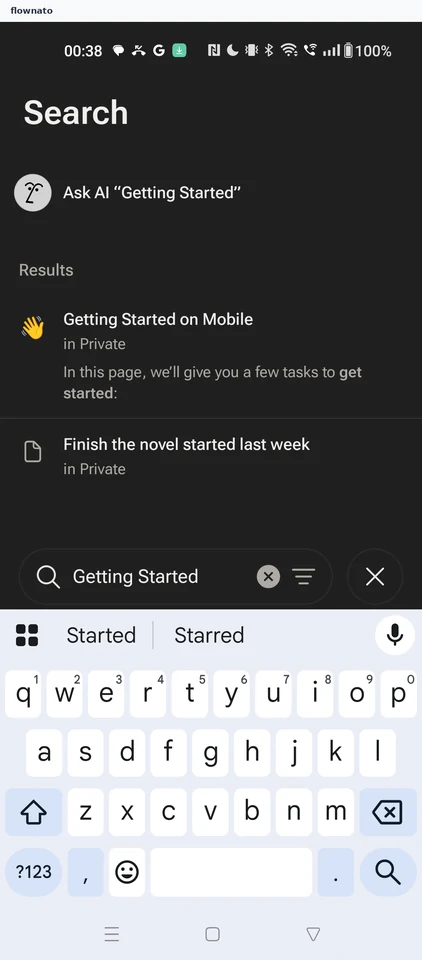 Notion: Search