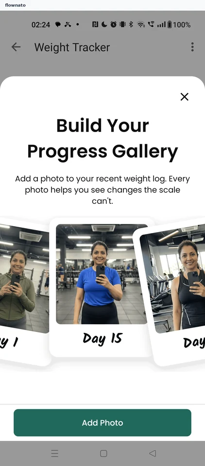Healthify: Progress gallery pitch