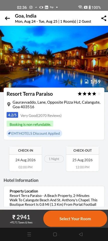 EaseMyTrip: View Resort Terra Paraiso