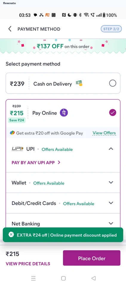 Meesho Payment method