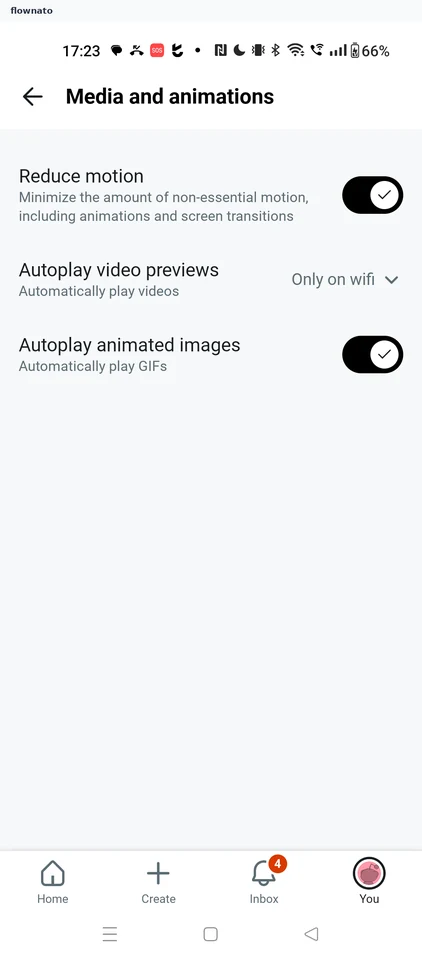 Media and animations