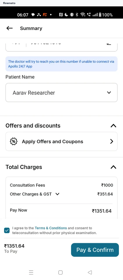 Apollo 247: Open offers and coupons