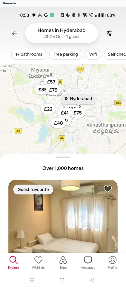 Airbnb: Search results