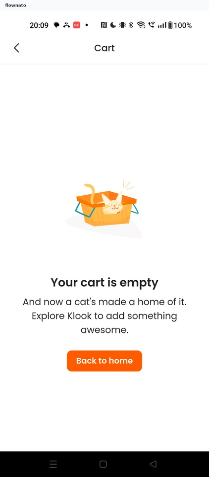 Klook: Cart