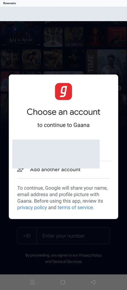 Choose an account