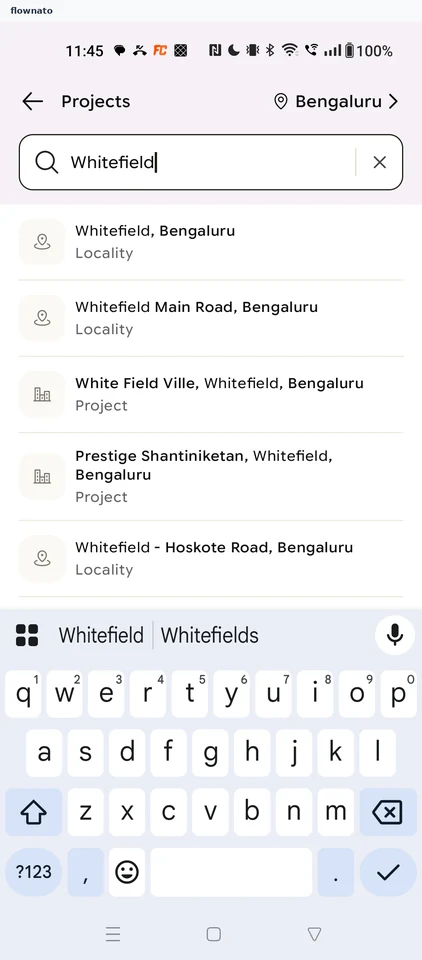 Housing: Search a locality