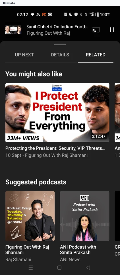 YouTube Music: Related content