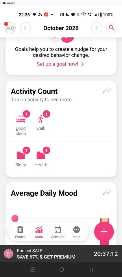 Daylio: Stats
