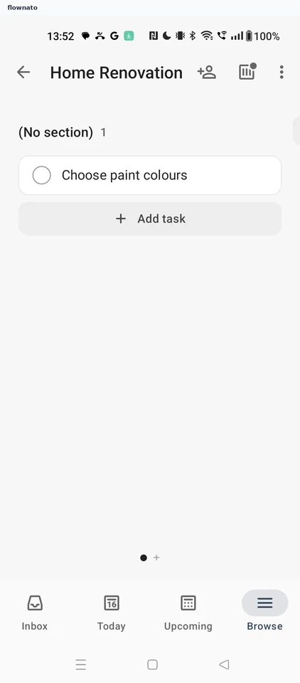 Todoist: Project board