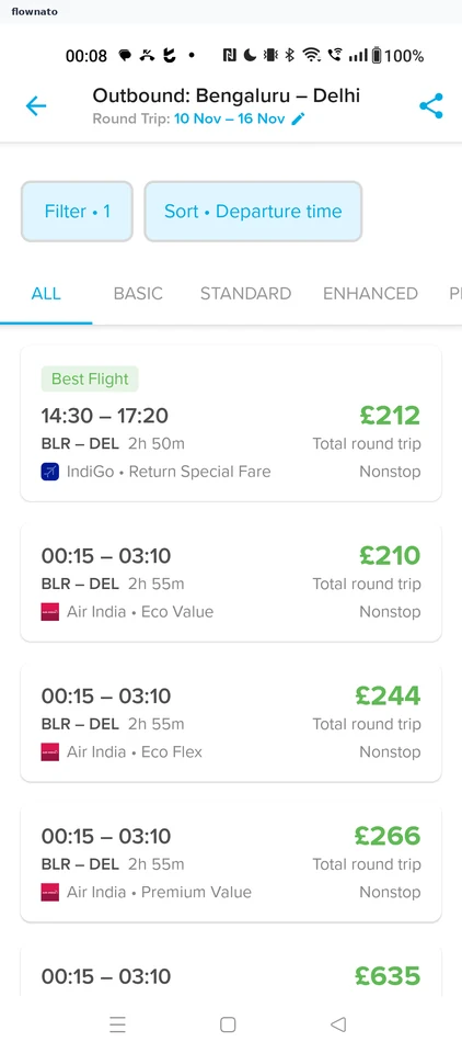 Hopper: Outbound flights