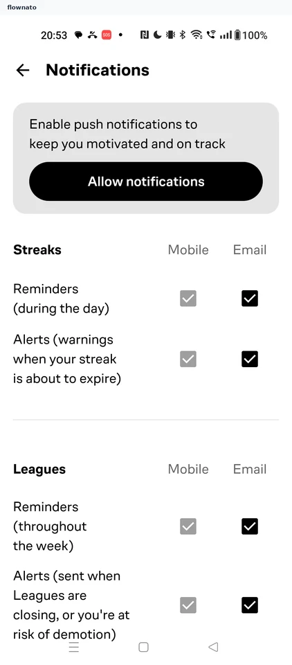 Brilliant: Notifications