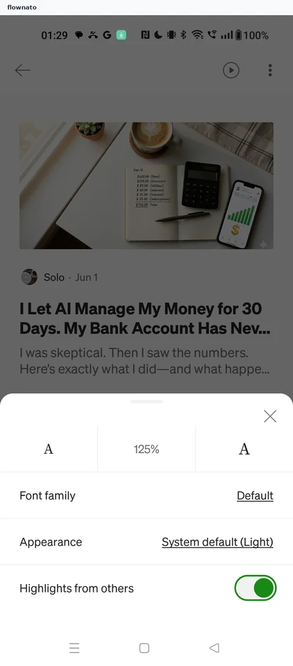 Medium: Text at 125%