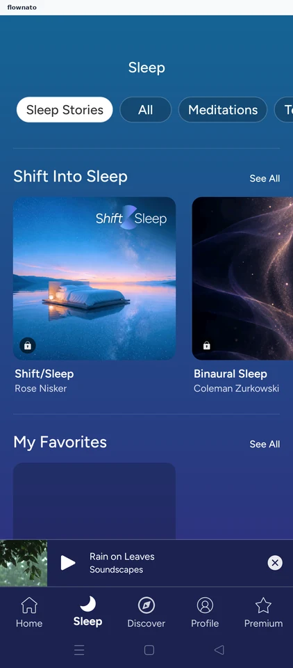 Calm: Sleep