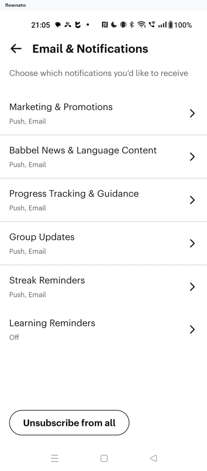 Babbel: Email & Notifications