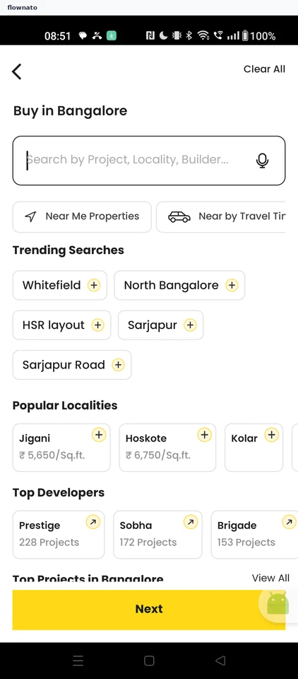 Squareyards: Buy search